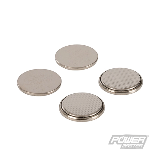 Powermaster - Piles bouton lithium CR2025, 4 pcs - CR2025
