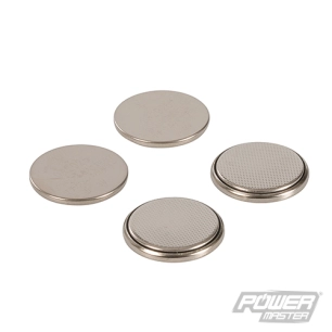 Powermaster - Piles bouton lithium CR2025, 4 pcs - CR2025