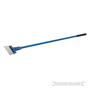 Silverline - Grattoir de sol - Largeur : 200 mm / Manche : 1 350 mm