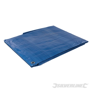 Silverline - Bâche - 1,8 x 2,4 m (nominales) / 1,7 x 2,3 m (finales)