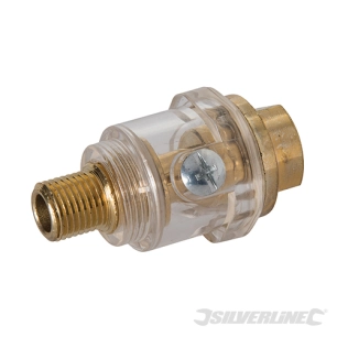 Silverline - Mini-graisseur de ligne pour outils pneumatiques - BSP 1/4''