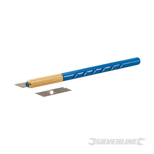 Silverline - Scalpel et 24 lames - 150 mm
