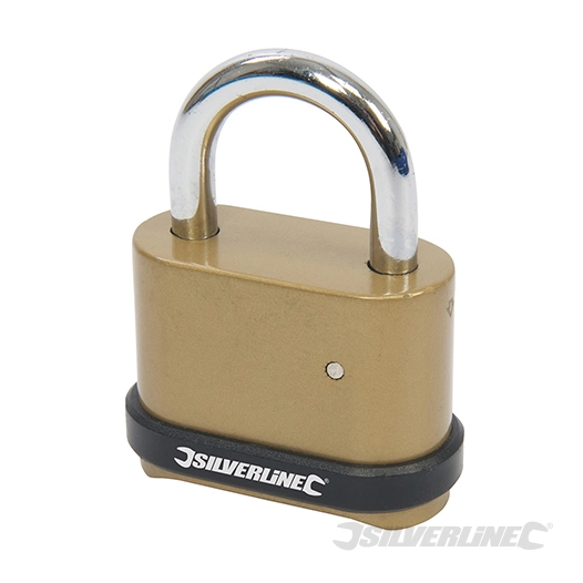 Silverline - Cadenas à combinaison 4 chiffres en alliage de zinc - 50 mm