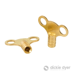 Dickie Dyer - Clés de purge en laiton pour radiateur - 2 pcs