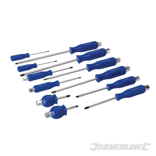 Silverline - Tournevis d'ingénieur, 12 pcs - 12 pcs