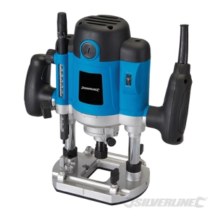 Silverline - Défonceuse plongeante 1/2'', 1 500 W - 1 500 W