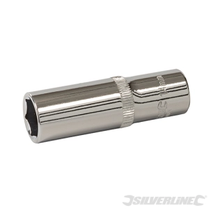 Silverline - Douille métrique profonde 3/8'' avec entraînement à 6 pointes - 14 mm