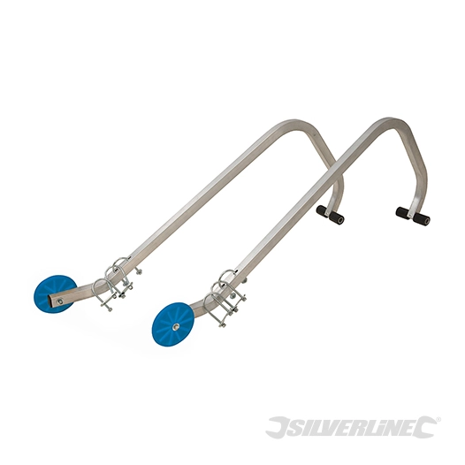 Silverline - Crochets de faîtage pour échelle - 1 015 mm