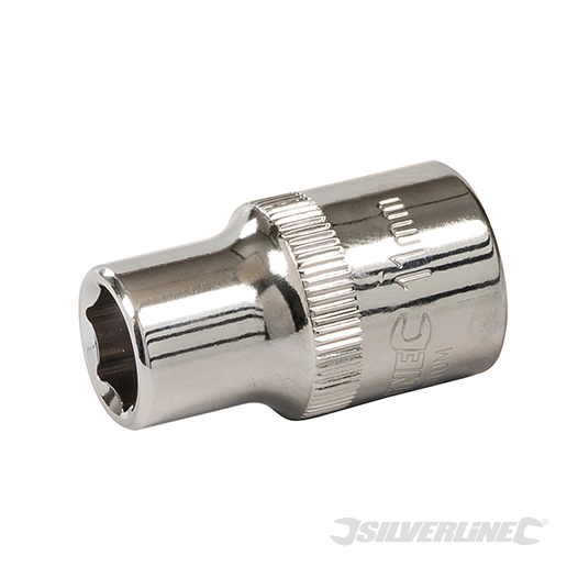 Silverline - Douille métrique 1/2'' 6 pointes - 11 mm