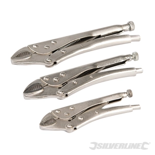 Silverline - Pinces autobloquantes, 3 pcs - 3 pcs