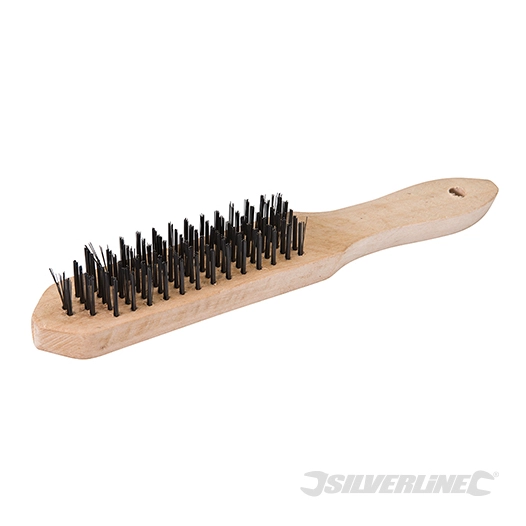 Silverline - Brosse métallique usage intensif - 6 rangs