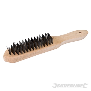 Silverline - Brosse métallique usage intensif - 6 rangs