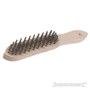 Silverline - Brosse métallique usage intensif - 4 rangs
