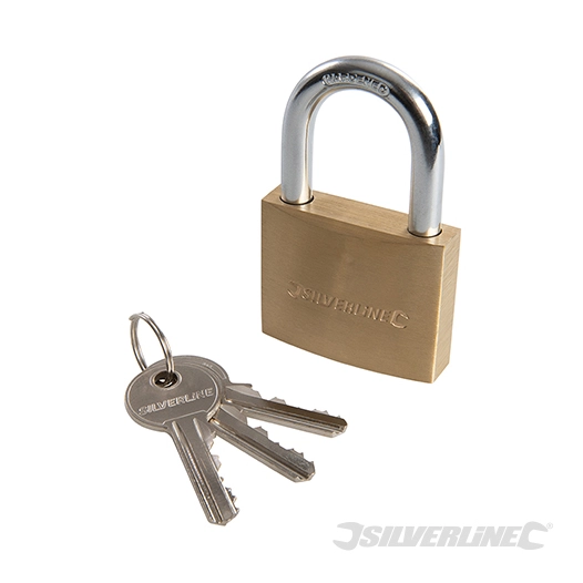 Silverline - Cadenas en laiton - 50 mm