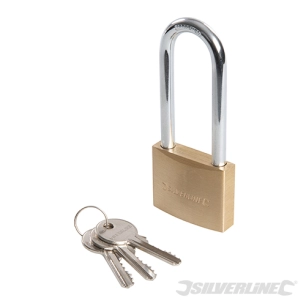 Silverline - Cadenas en laiton à anse longue - 50 mm