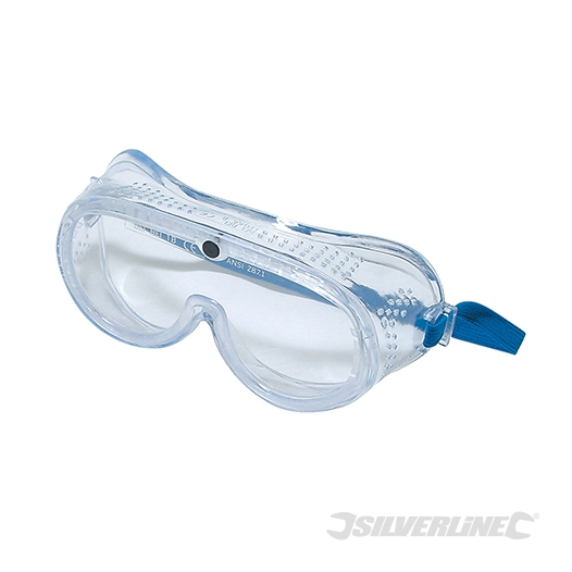 Silverline - Lunettes de protection à ventilation directe - Ventilation directe - transparentes