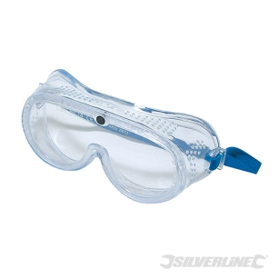 Silverline - Lunettes de protection à ventilation directe - Ventilation directe - transparentes