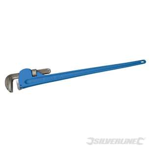 Silverline - Clé à griffe Stillson Expert - Longueur 1200 mm - Mâchoires 125 mm