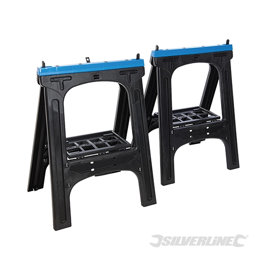 Silverline - Tréteaux, 2 pcs - 200 kg