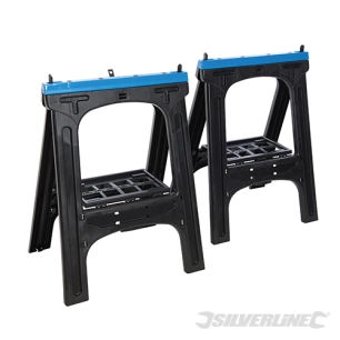 Silverline - Tréteaux, 2 pcs - 200 kg