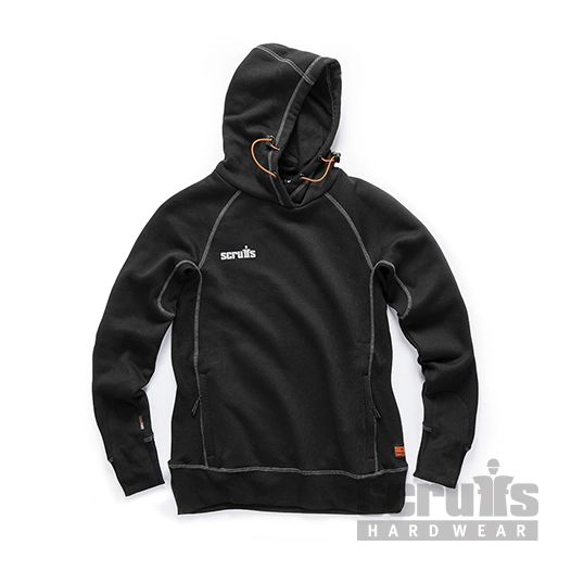 Scruffs - Sweatshirt à capuche noir Trade pour femmes - Taille 40