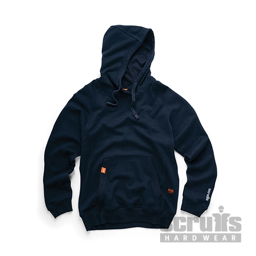 Scruffs - Sweatshirt à capuche bleu marine Eco Worker - Taille L