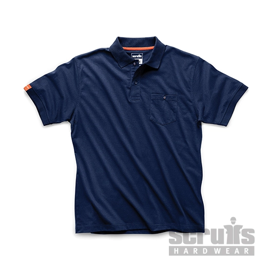 Scruffs - Polo bleu marine Eco Worker - Taille XXL