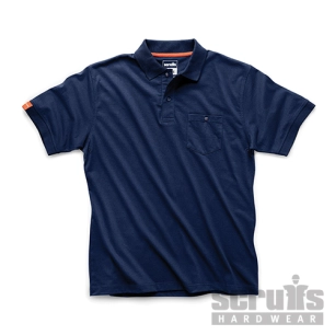 Scruffs - Polo bleu marine Eco Worker - Taille XXXL