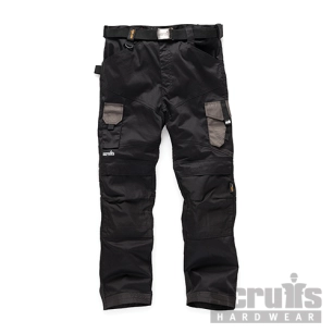 Scruffs - Pantalon de travail noir Pro Flex - Taille 48 R