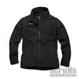 Scruffs - Veste noire Trade Softshell pour femmes - Taille 36