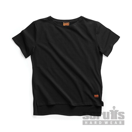 Scruffs - T-shirt noir Trade pour femmes - Taille 38