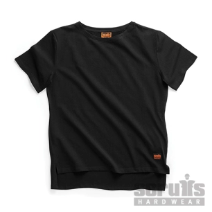 Scruffs - T-shirt noir Trade pour femmes - Taille 38