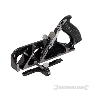 Silverline - Rabot Duplex à feuillure - Fer 38 mm x 2 mm