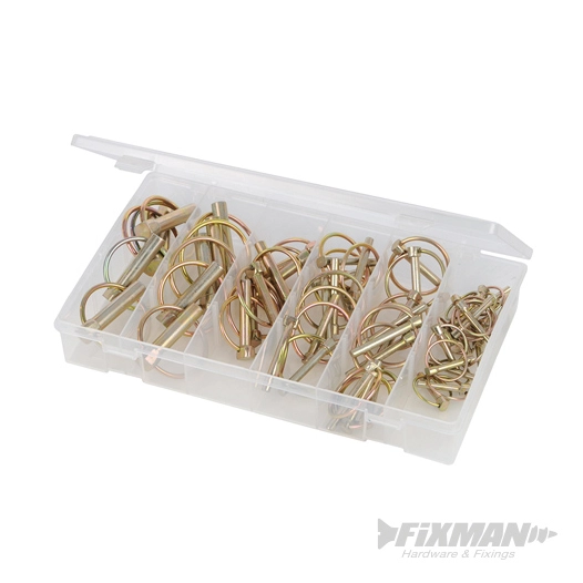 Fixman - Coffret de goupilles clips - 50 pcs