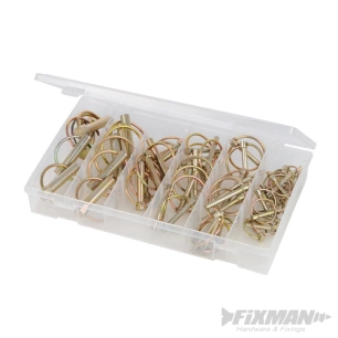 Fixman - Coffret de goupilles clips - 50 pcs