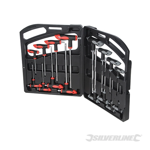 Silverline - Clés à poignée en T, 16 pcs - 16 pcs