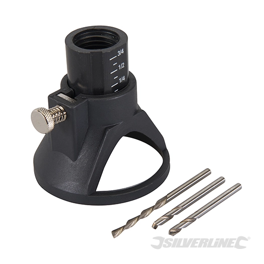 Silverline - Accessoires de coupe multi-usage, 4 pcs - 3,17 mm (1/8'')