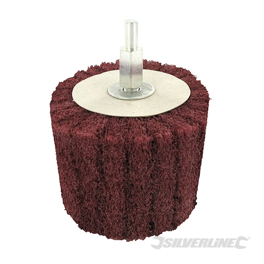 Silverline - Cylindre de satinage - 50 mm, Grain 240