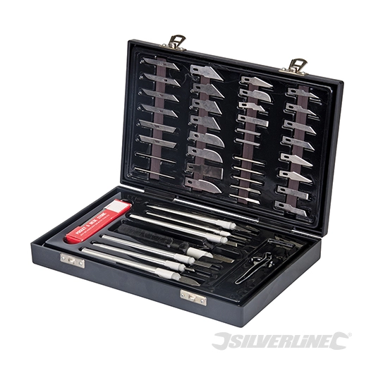 Silverline - Coffret de scalpels, 51 pcs - 51 pcs