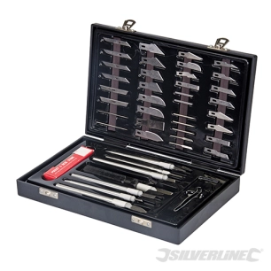 Silverline - Coffret de scalpels, 51 pcs - 51 pcs