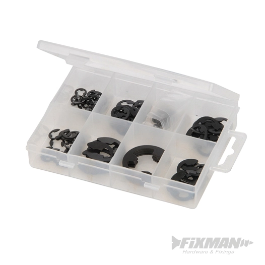 Fixman - Coffret de clips en E - 135 pcs