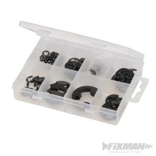 Fixman - Coffret de clips en E - 135 pcs