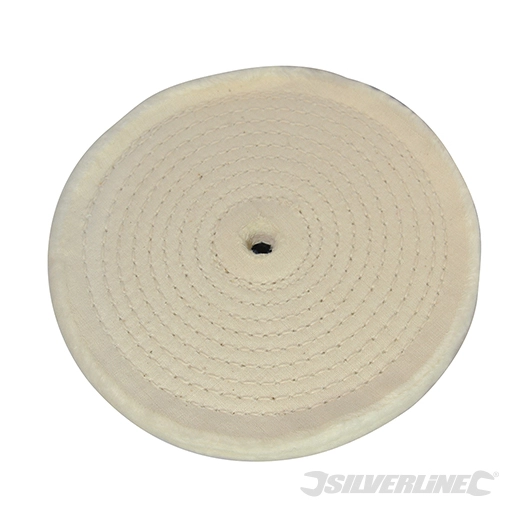 Silverline - Disque de polissage avec couture en spirale - 150 mm