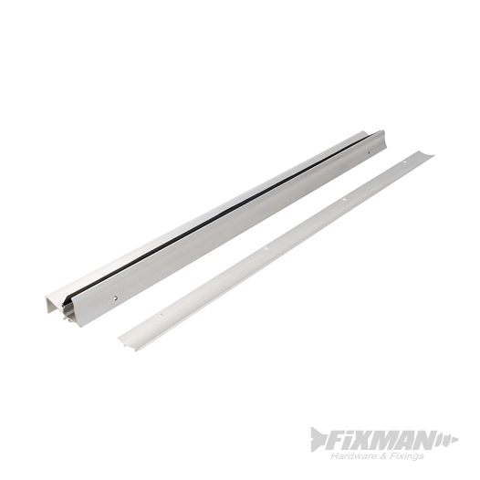 Fixman - Seuil de porte anti-pluie, 914 mm - Argenté