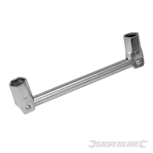 Silverline - Clé d échafaudage double embout - 7/16'' et 1/2''