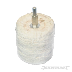 Silverline - Tampon de polissage cylindrique - 63 mm
