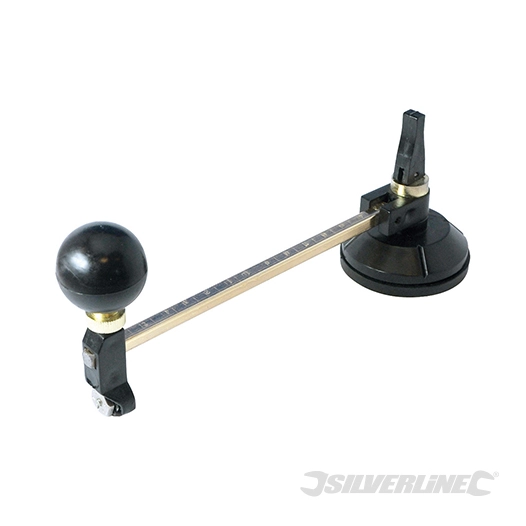 Silverline - Coupe-verre circulaire - Ø 65 - 300 mm / Épaisseur 2 - 8 mm