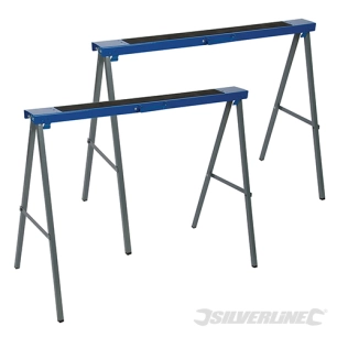 Silverline - Tréteaux métalliques, 2 pcs - 125 kg