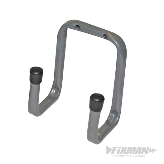 Fixman - Crochet de rangement double - 70 mm Petit