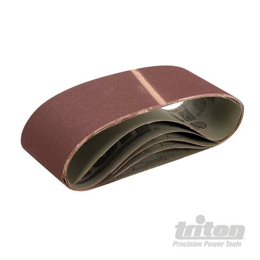 Triton - Bandes abrasives 100 x 610 mm, 5 pcs - Grain 150